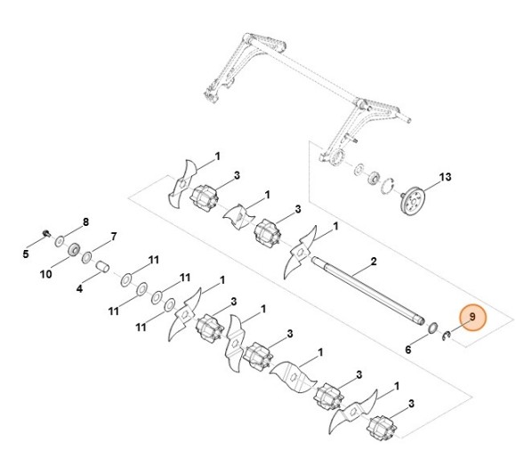 Стопорна шайба 15 STIHL 94606241500 Стопорна шайба 15 STIHL 94606241500