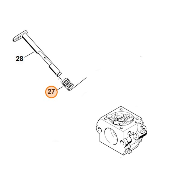 Вита гнучка пружина STIHL (11231223203)
