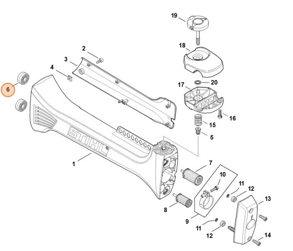 Гумовий буфер STIHL 41477929301