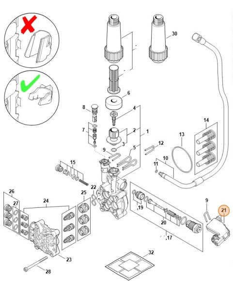 Вимикач STIHL 49504300503