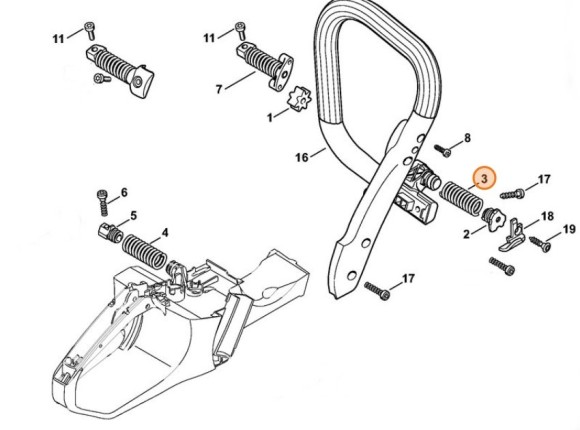 Пружина STIHL 11407913100
