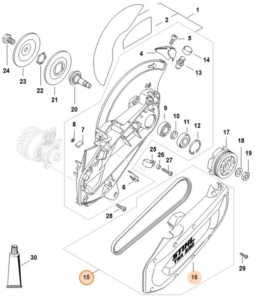 Ремень зубчатый 3PJ541LB Elast (48646900900)