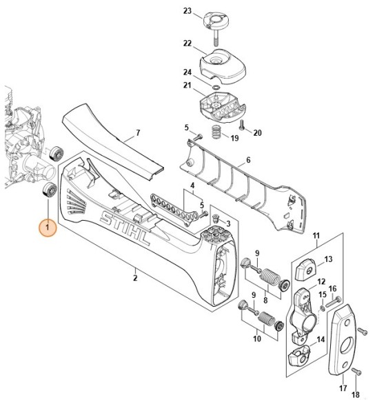 Гумовий буфер STIHL 41487929303