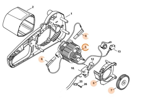 Електродвигун STIHL 12086000204