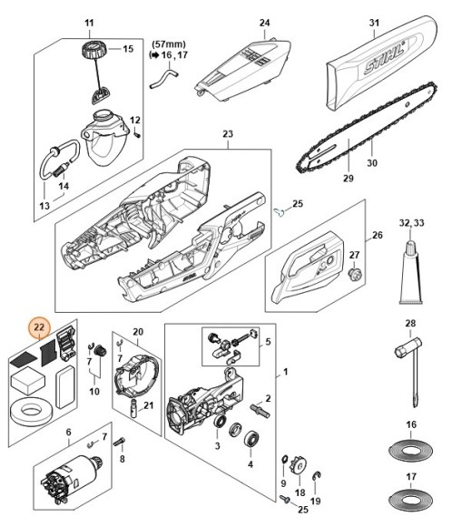 Фільтр STIHL LA020801900