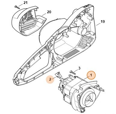 Електродвигун 230В/50Гц STIHL 12096000208