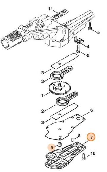 Кришка редуктора STIHL 42306405804