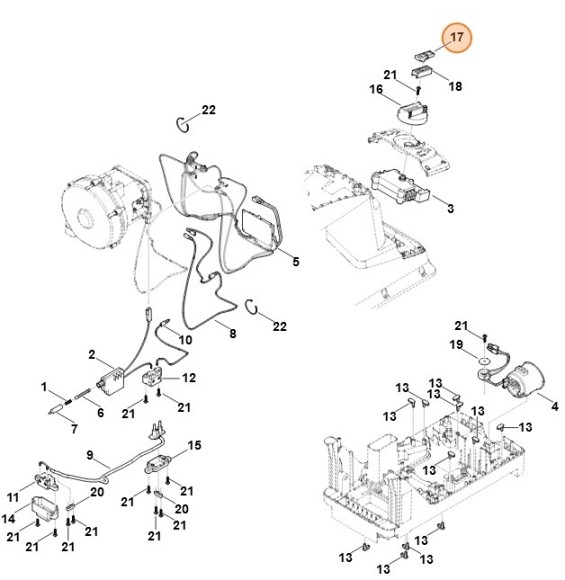 Верхня частина повзуна STIHL 60137087901