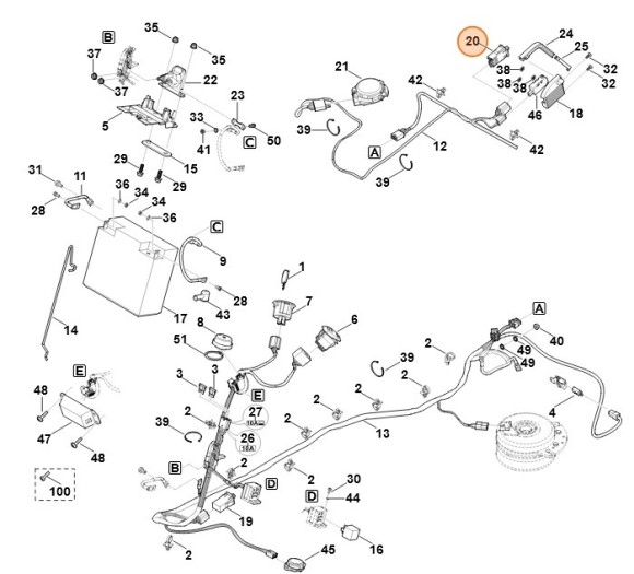 Вимикач STIHL 61704300530