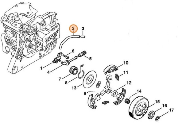 Шланг STIHL 41163580700