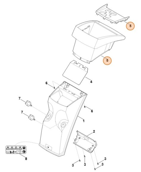 Верхня частина воронки STIHL 60077000302