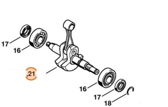 Коленвал (11330300402)