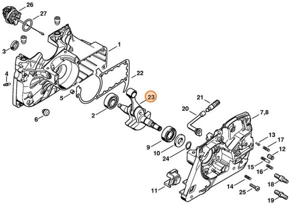 Коленвал (11350300400)