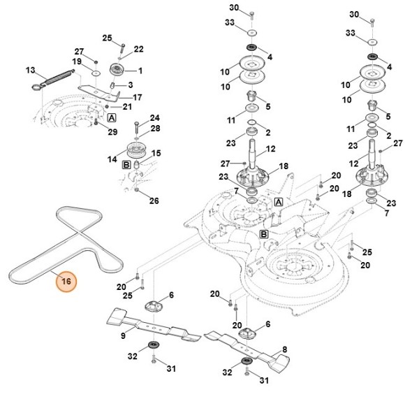 Ремень клиновый (61607042120)