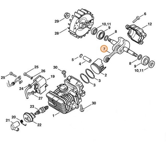 Коленвал (11370300400)