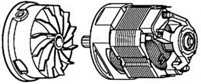 Електродвигун 230-240В, 50Гц STIHL 48156000205