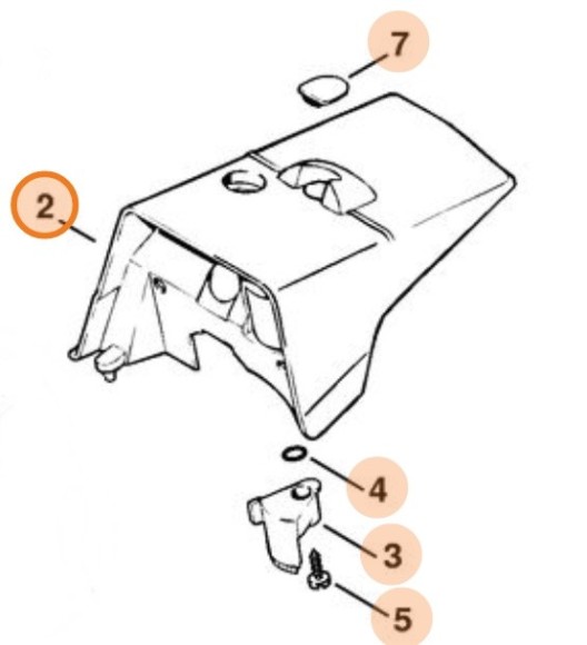 Кожух STIHL 11250801620