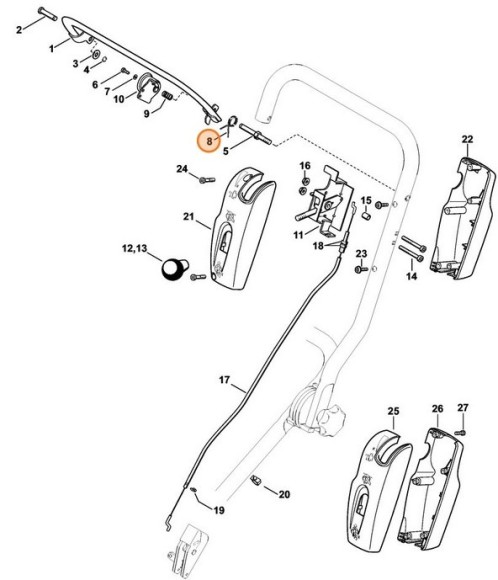 Пружина STIHL 42241826100