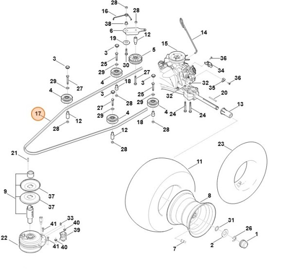 Ремень клиновый (61657042121) Ремень клиновый (61657042121)