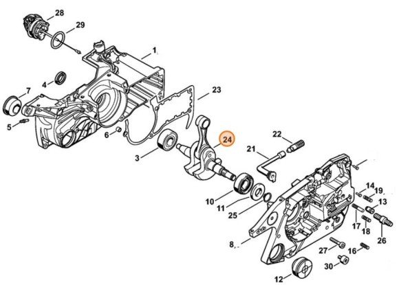Коленвал (11380300406)