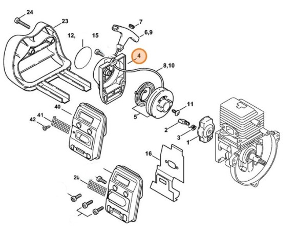 Крышка стартера (41371900400)