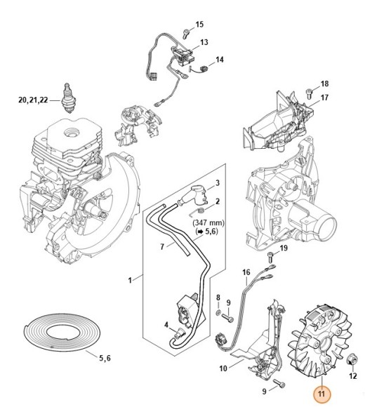 Маховик STIHL 41484001201