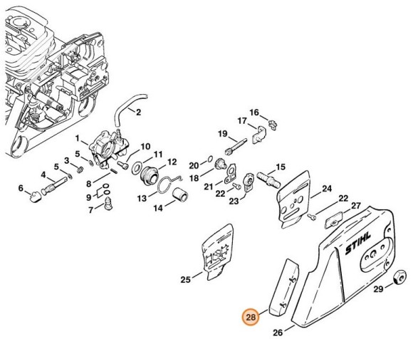Захисний пристрій STIHL 11256561501 Захисний пристрій STIHL 11256561501