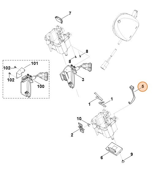 Вимикач STIHL 63204300505