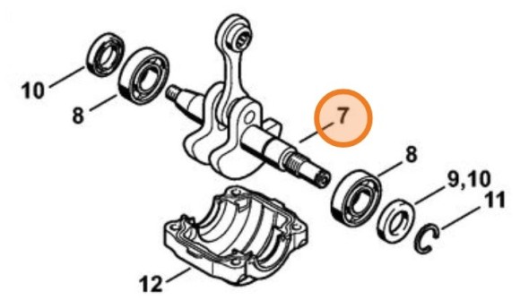 Коленвал (11390300401)