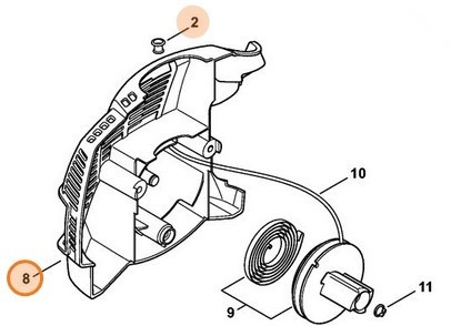 Крышка стартера (41441900400)