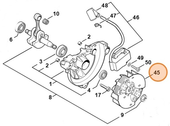 Маховик STIHL 41494001200