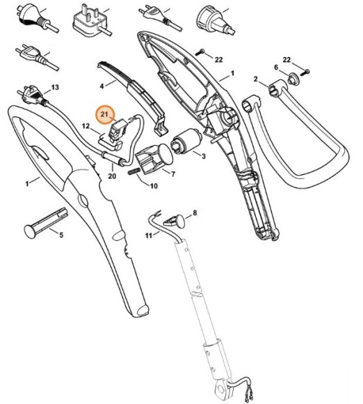 Перемикач STIHL 64214350300