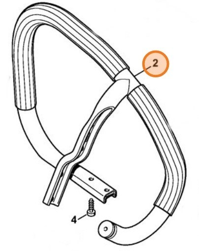 Кругова трубчата рукоятка STIHL 11357903600