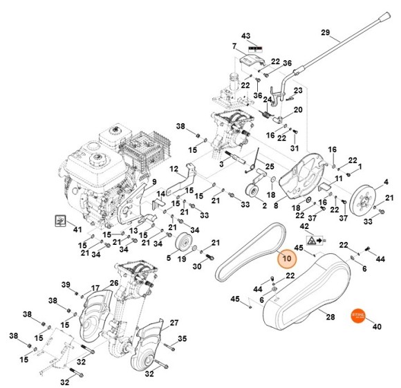 Ремень клиновый (62507115000)