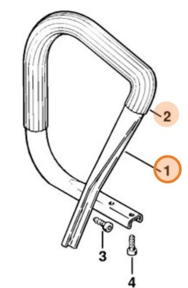 Трубчата рукоятка зі шлангом STIHL 11287901750