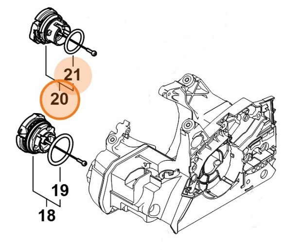 Кришка масляного бака STIHL 00003500529