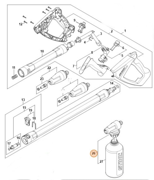 Пінна форсунка STIHL (49305005630)