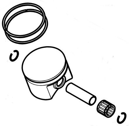 Поршень, діам. 54мм STIHL 11470302003