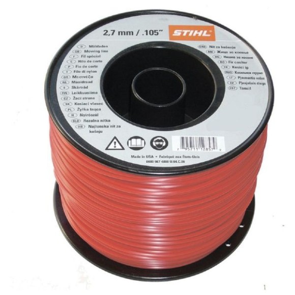 Косильна кругла струна STIHL 2.7мм х 208м (00009302227)