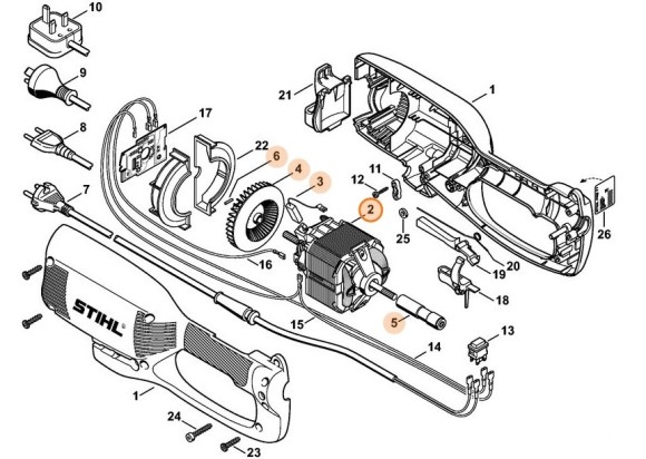 Електродвигун STIHL 64406000241