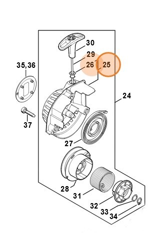 Крышка стартера (41491900400)