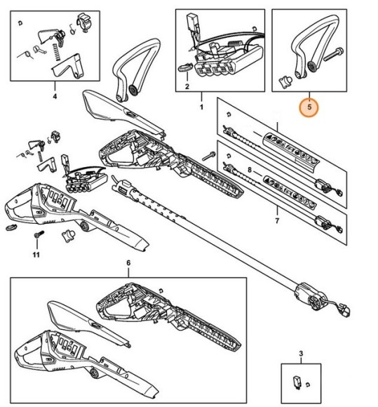 Рукоятка скоба STIHL 45127901200