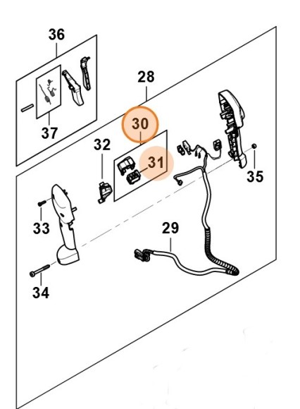 Вимикач STIHL FA014300501