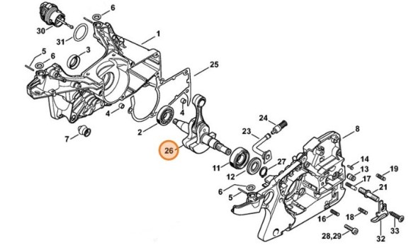 Коленвал (11430300400)