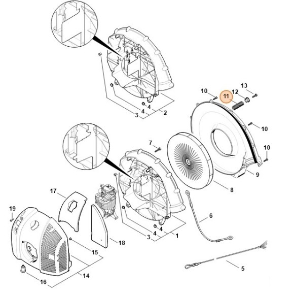 Пружина STIHL 42827913100