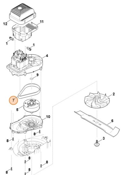 Ремень клиновый (63207042100)