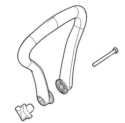 Кругова рукоятка в зборі STIHL FA107901200