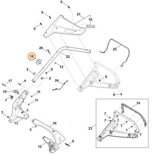 Фіксатор STIHL WA417060100 Фіксатор STIHL WA417060100