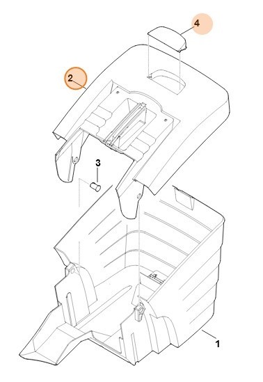 Травозбірник - верхня частина STIHL 63207602110