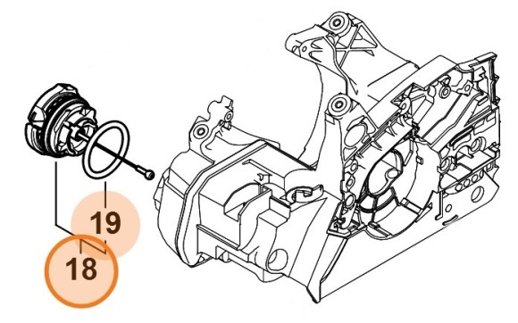 Кришка паливного бака STIHL 00003500564